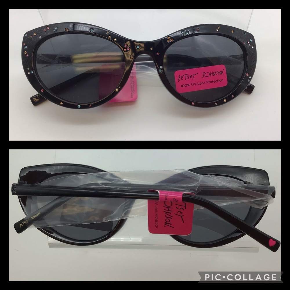 Betsey Johnson Rhinestone Sunglasses - Picture 5 of 6